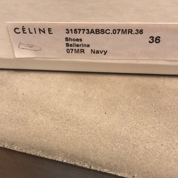 9.5/10 Céline Ballerina Flats Eu 36 - Picture 5 of 5